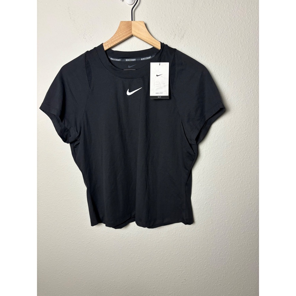 ☀️NikeCourt Dri-FIT Advantage Women Tennis Top Black FV0261-010 XL